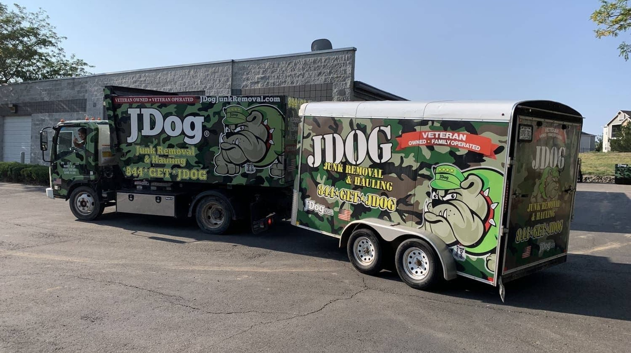 JDog Junk Removal truck in South Denver