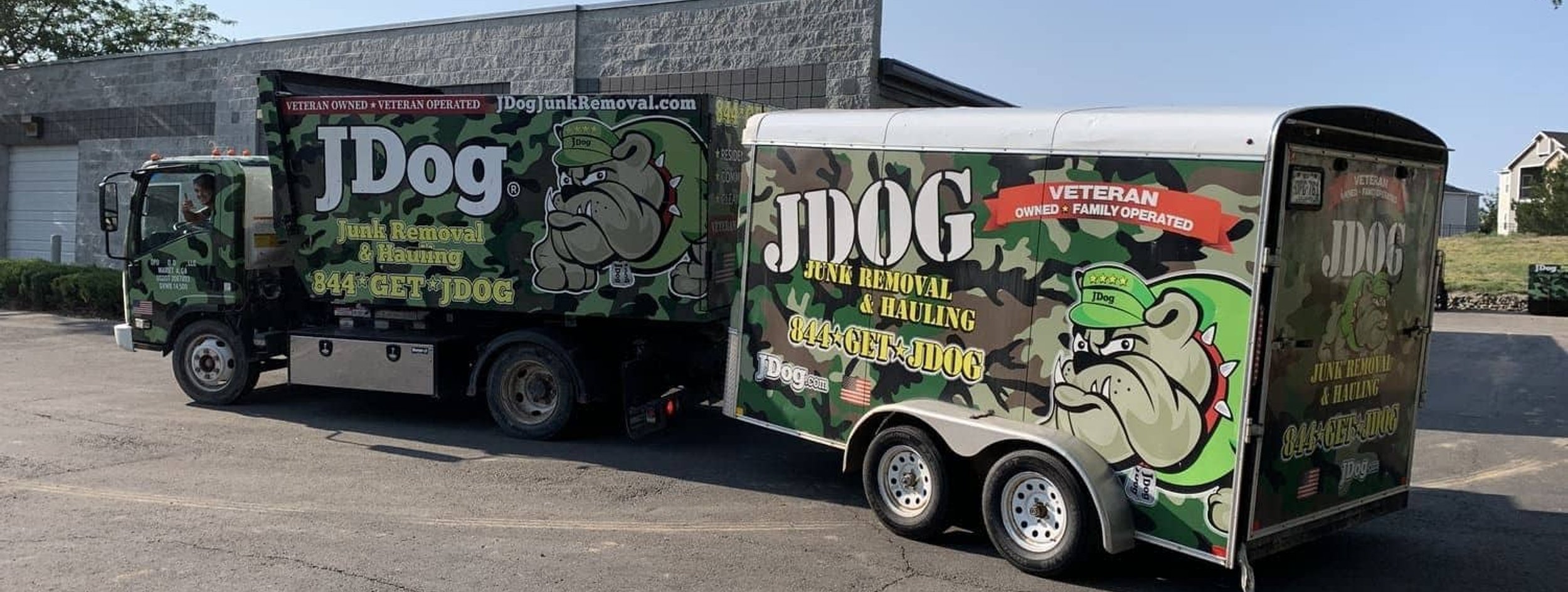 JDog junk removal trailer